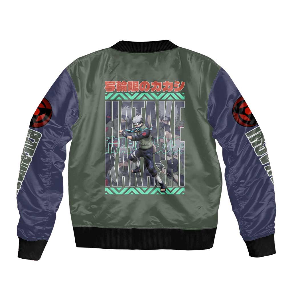 Hatake Kakashi Naruto Shippuden Bomber Jacket Anime Style