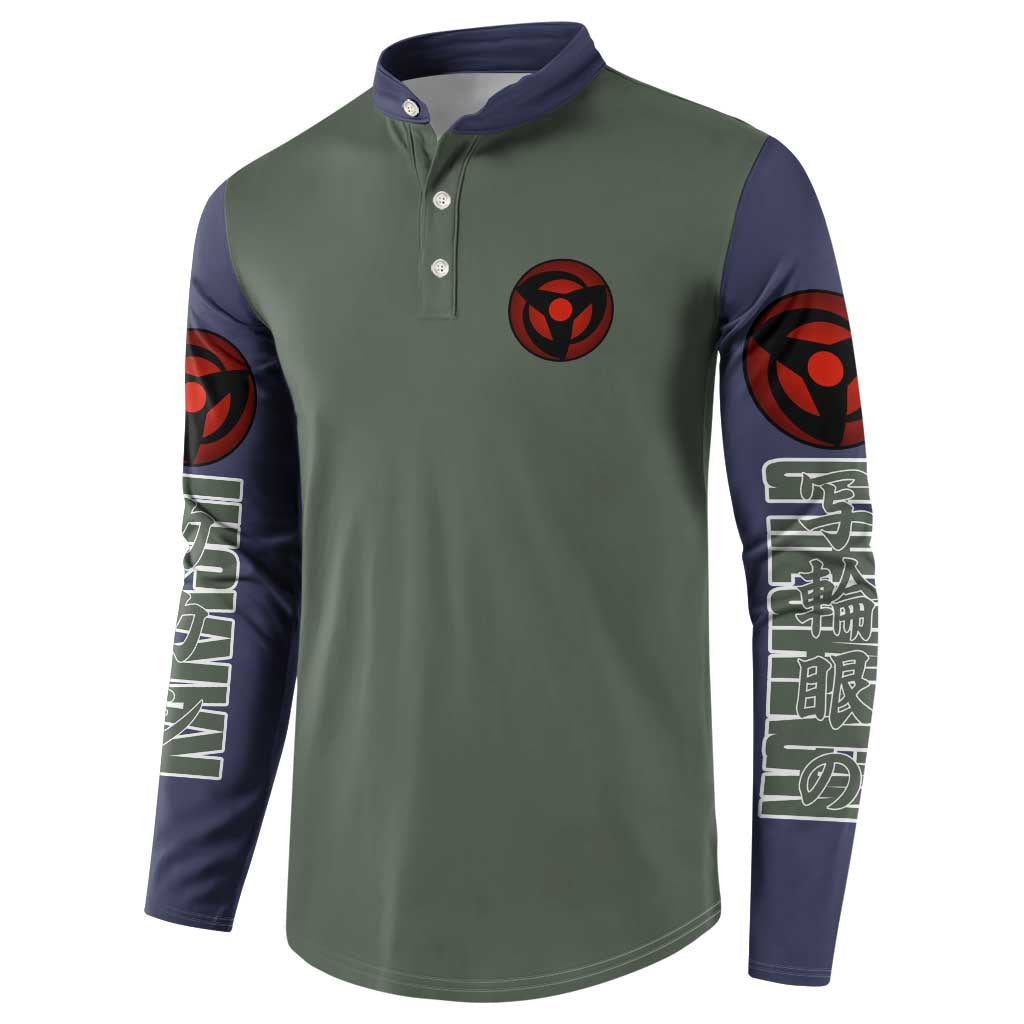 Hatake Kakashi Naruto Shippuden Button Sweatshirt Anime Style