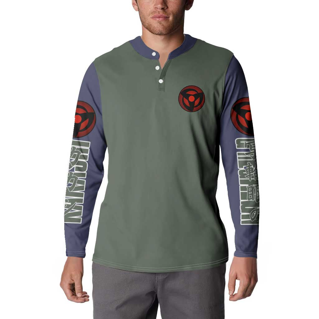 Hatake Kakashi Naruto Shippuden Button Sweatshirt Anime Style