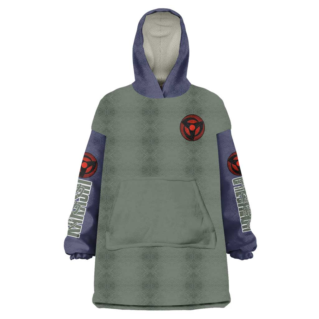 Hatake Kakashi Naruto Shippuden Wearable Blanket Hoodie Anime Style
