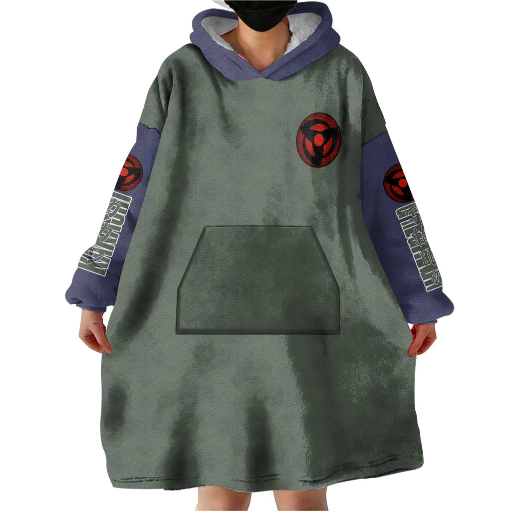Hatake Kakashi Naruto Shippuden Wearable Blanket Hoodie Anime Style