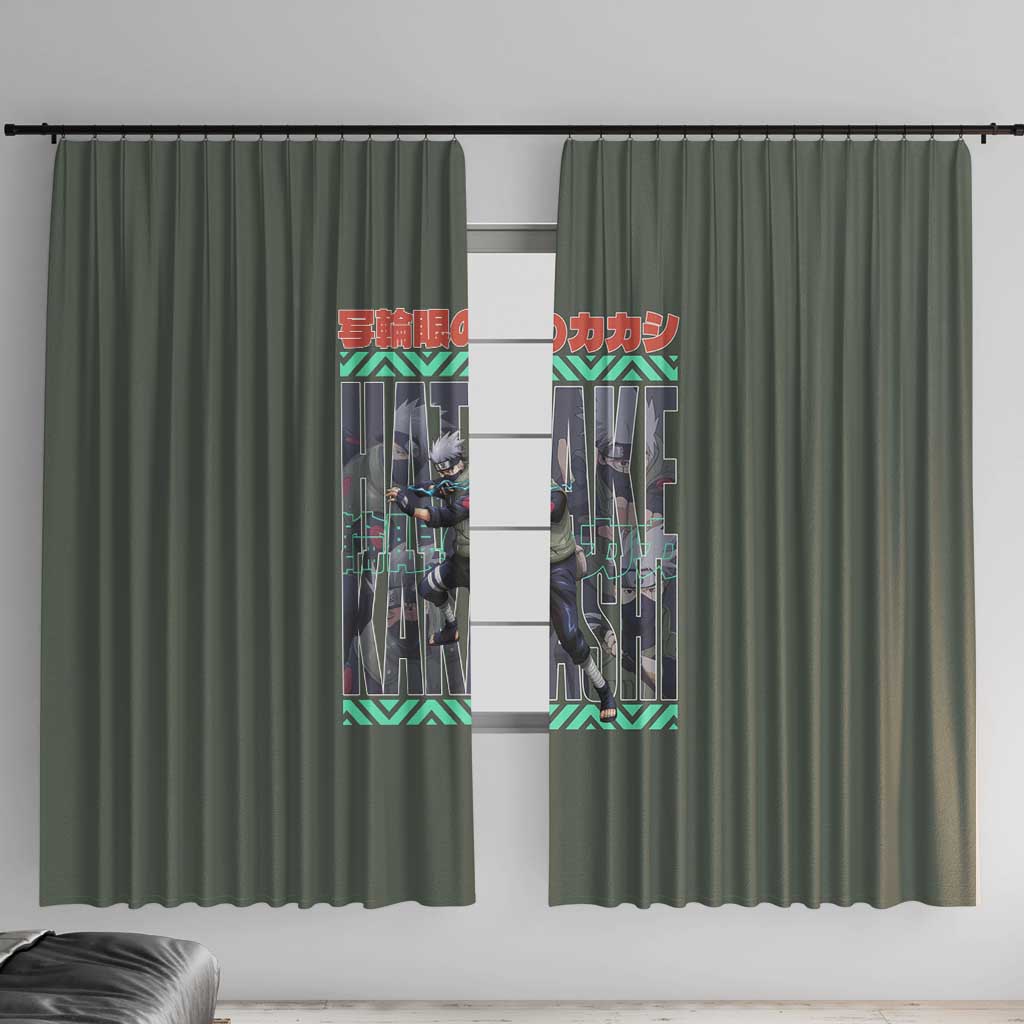 Hatake Kakashi Naruto Shippuden Window Curtain Anime Style
