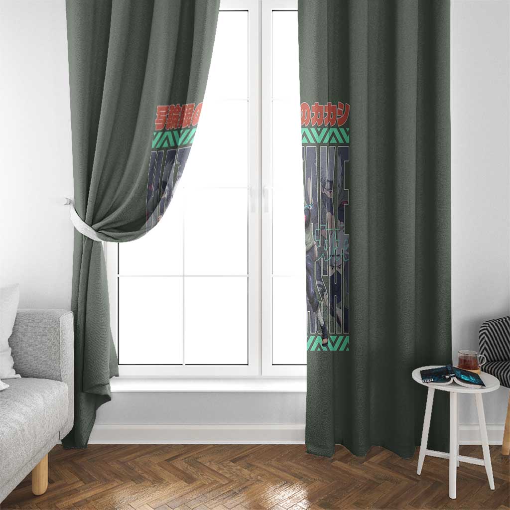 Hatake Kakashi Naruto Shippuden Window Curtain Anime Style