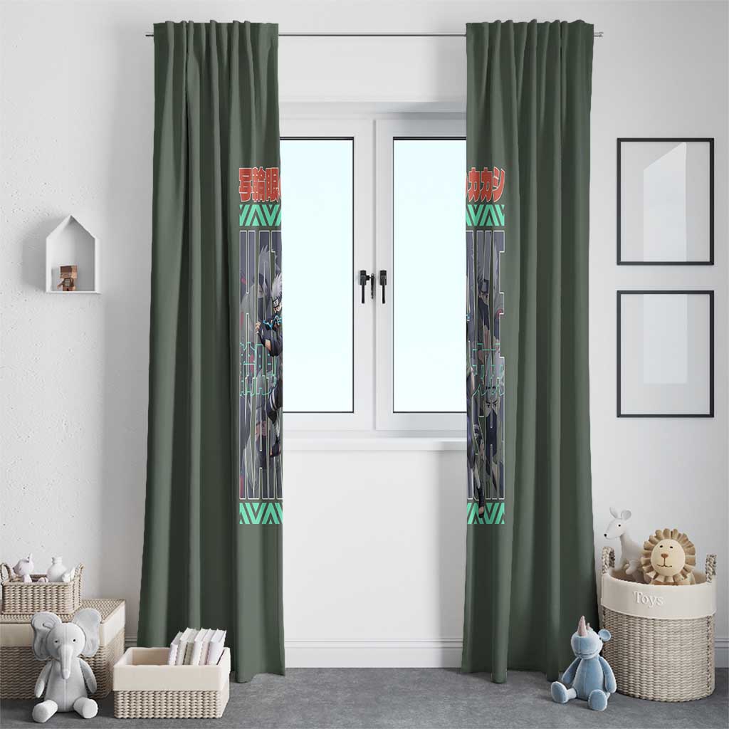 Hatake Kakashi Naruto Shippuden Window Curtain Anime Style