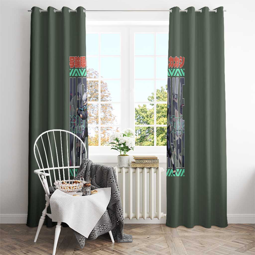 Hatake Kakashi Naruto Shippuden Window Curtain Anime Style