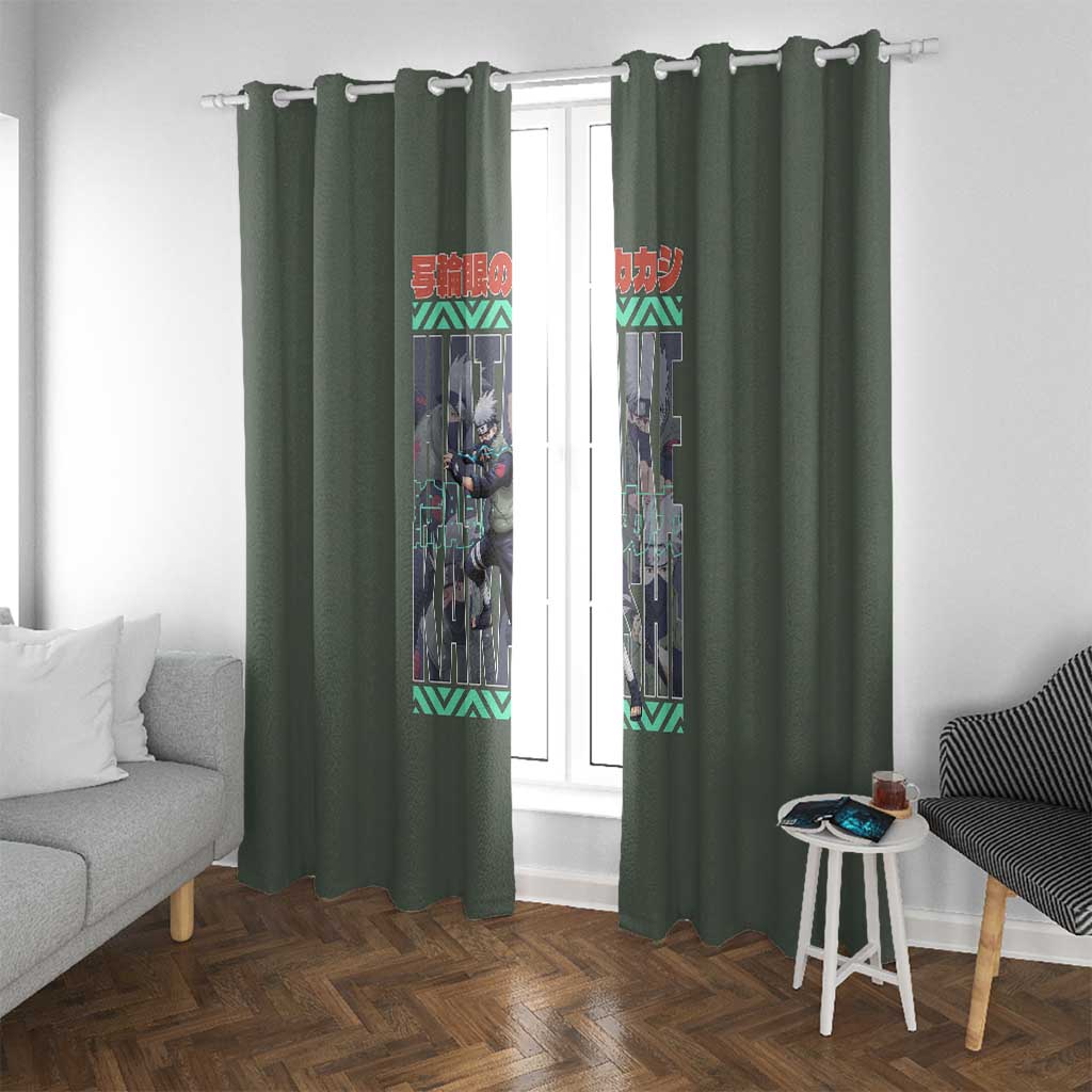 Hatake Kakashi Naruto Shippuden Window Curtain Anime Style