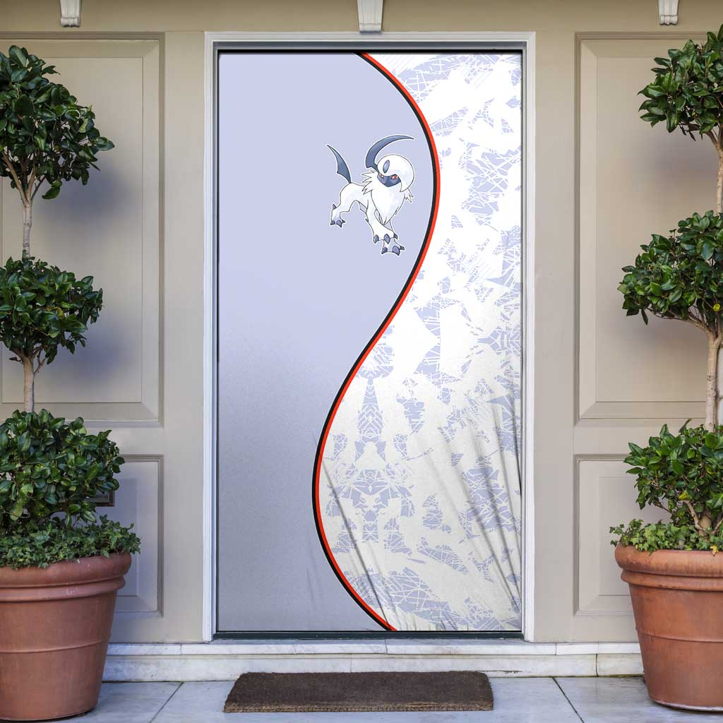 Absol Door Cover with Dark Type and Sharp Elegant Design - The Mazicc