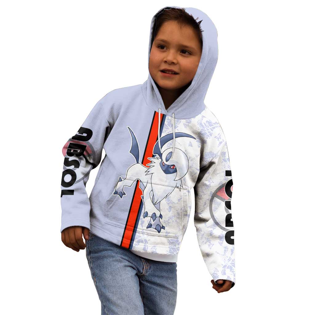 Absol Kid Hoodie with Dark Type and Sharp Elegant Design - The Mazicc