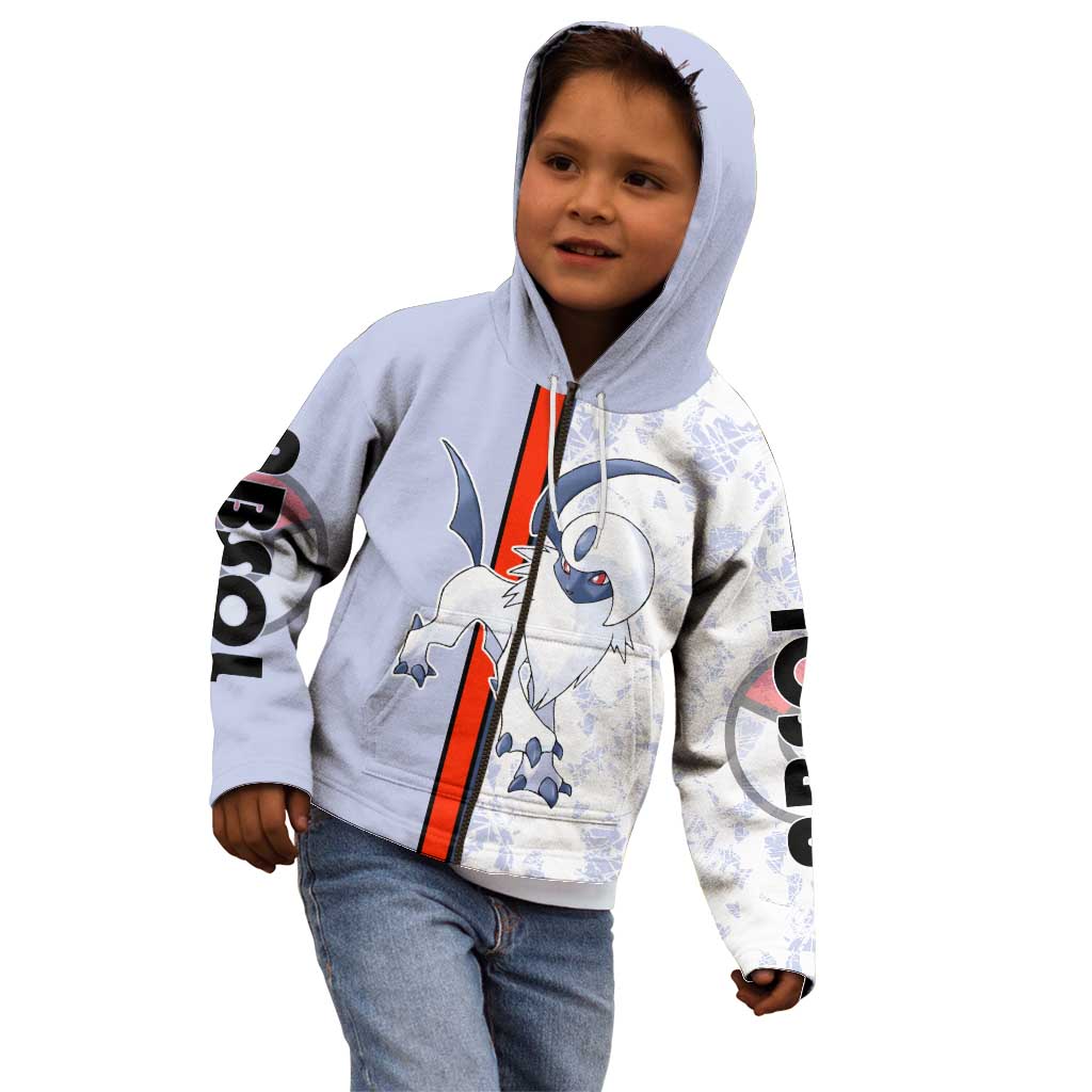 Absol Kid Hoodie with Dark Type and Sharp Elegant Design - The Mazicc