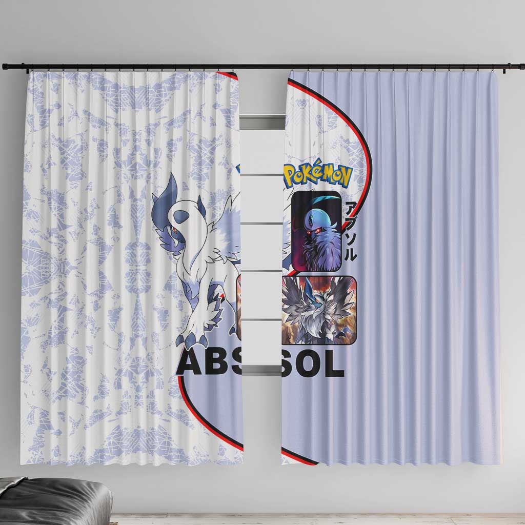 Absol Window Curtain with Dark Type and Sharp Elegant Design - The Mazicc