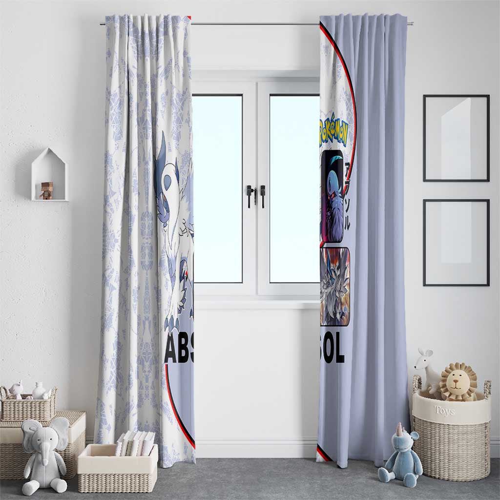 Absol Window Curtain with Dark Type and Sharp Elegant Design - The Mazicc