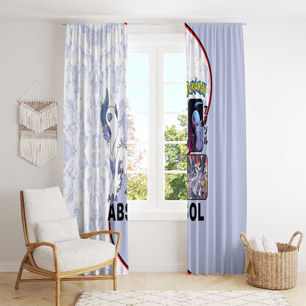 Absol Window Curtain with Dark Type and Sharp Elegant Design - The Mazicc