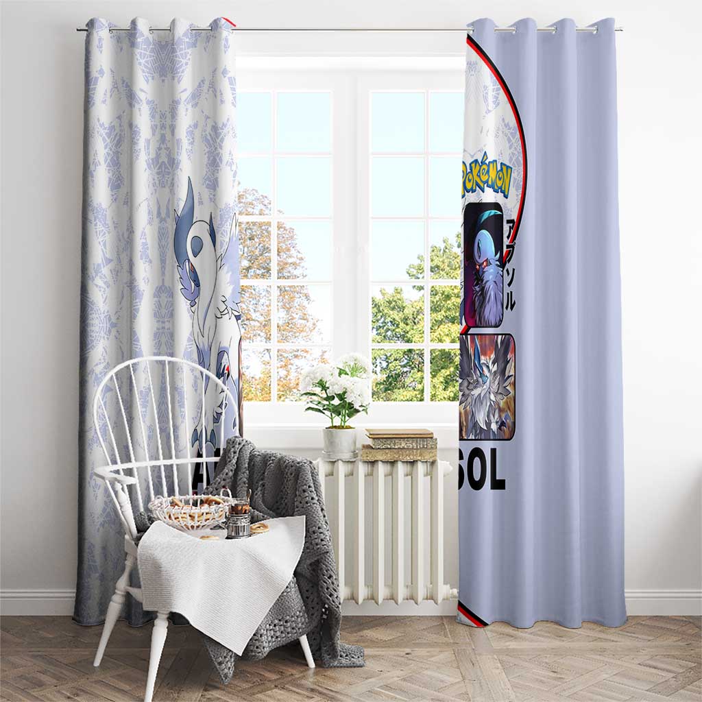 Absol Window Curtain with Dark Type and Sharp Elegant Design - The Mazicc