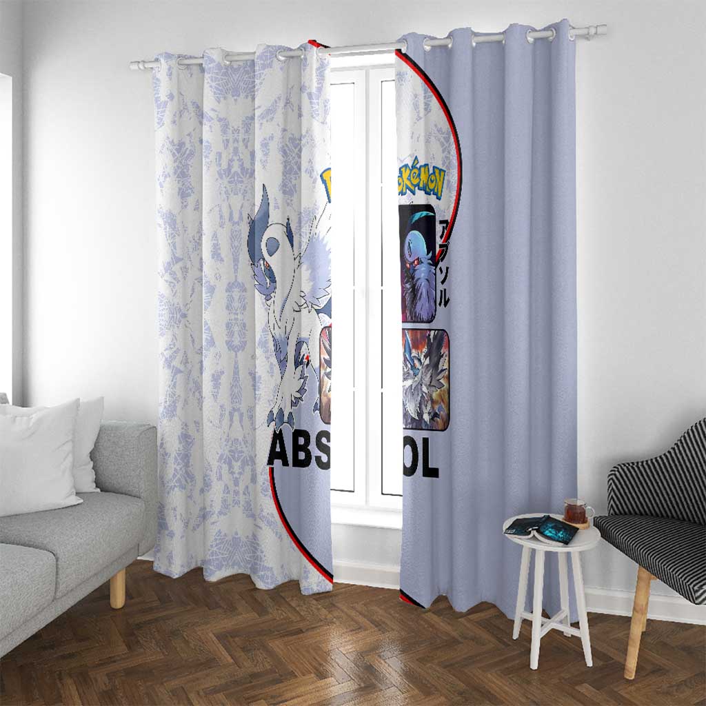 Absol Window Curtain with Dark Type and Sharp Elegant Design - The Mazicc
