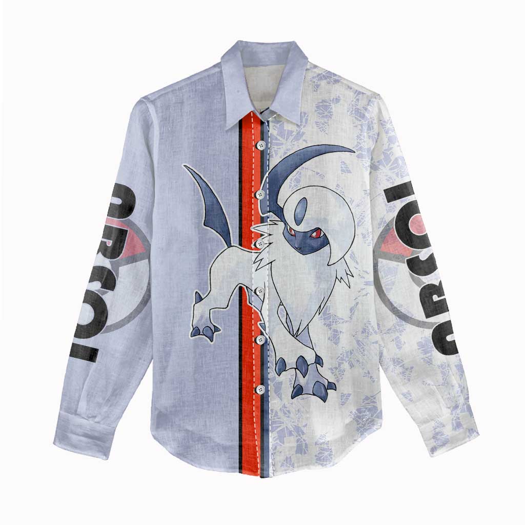 Absol Women Casual Shirt with Dark Type and Sharp Elegant Design - The Mazicc