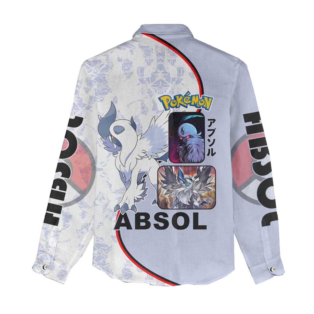 Absol Women Casual Shirt with Dark Type and Sharp Elegant Design - The Mazicc