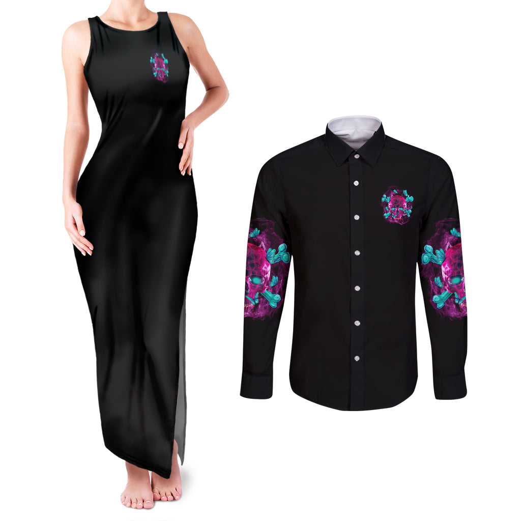 i-can-go-from-regular-b-to-burn-couples-matching-tank-maxi-dress-and-long-sleeve-button-shirt