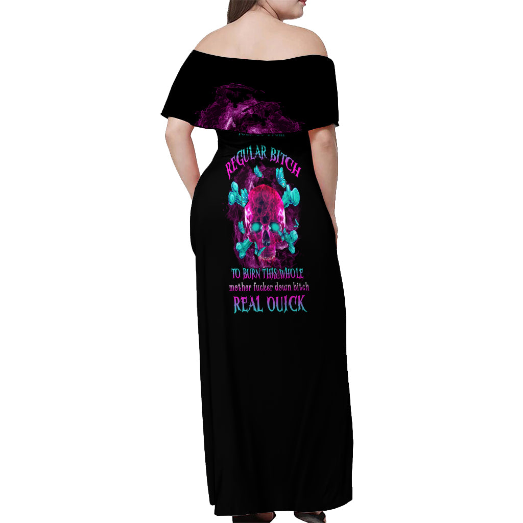 i-can-go-from-regular-b-to-burn-off-shoulder-maxi-dress
