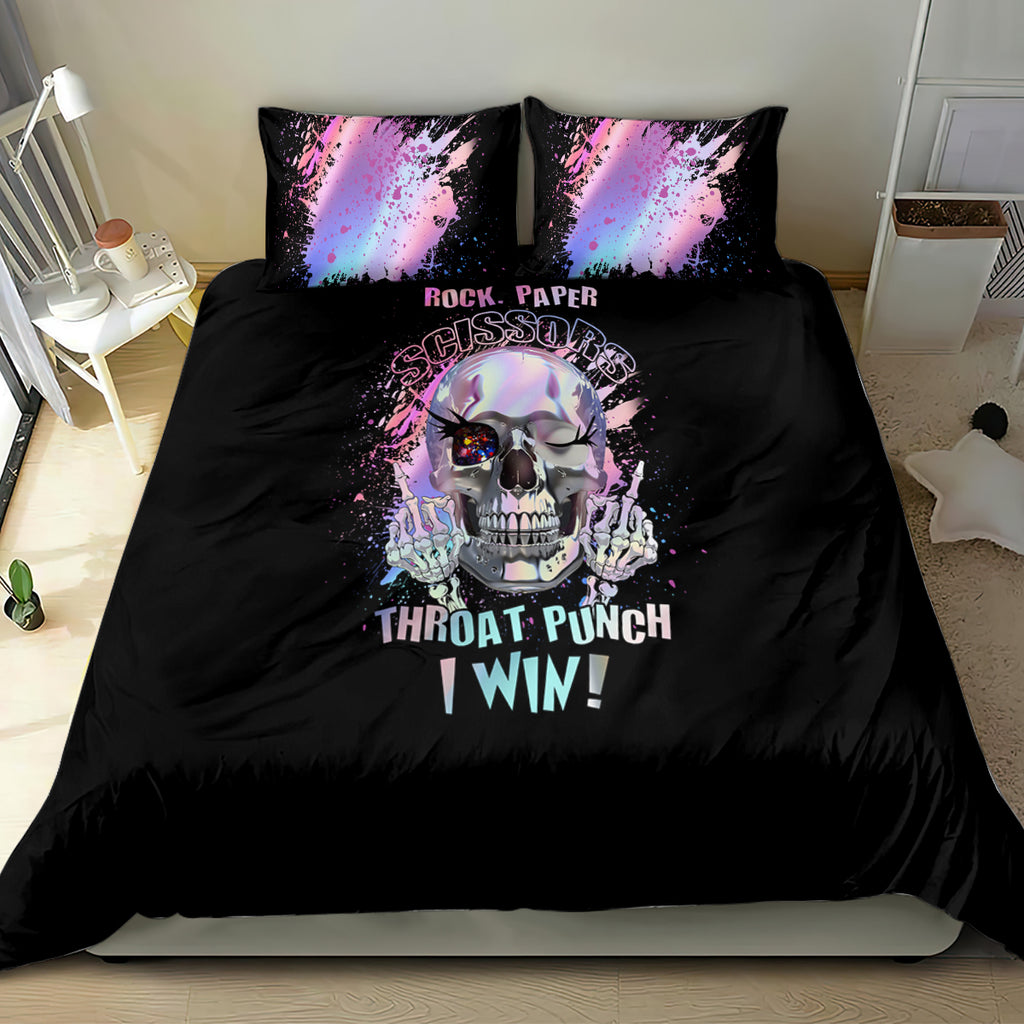 rock-paper-throat-punch-i-win-bedding-set