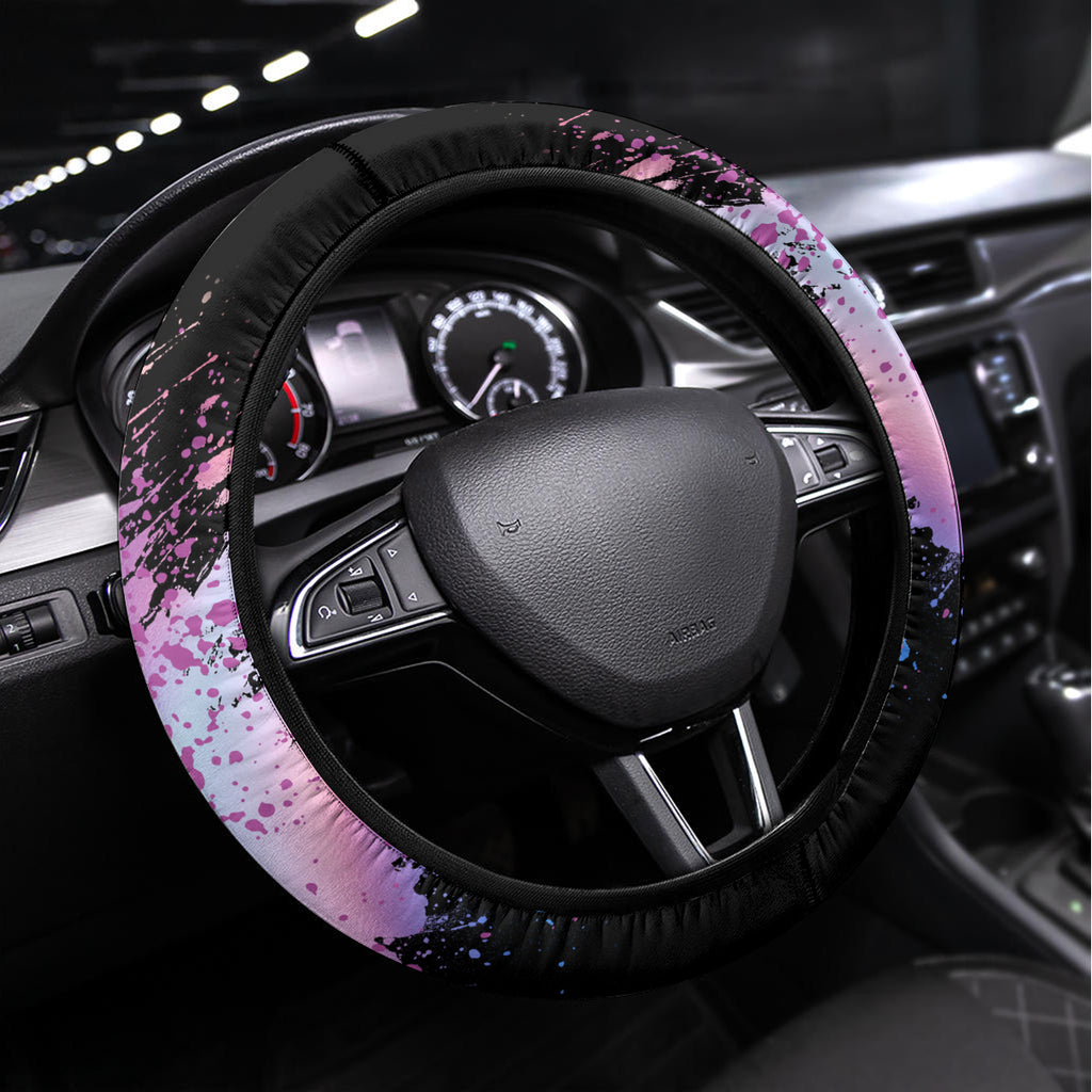 Rock Paper Throat Punch I Win Steering Wheel Cover
