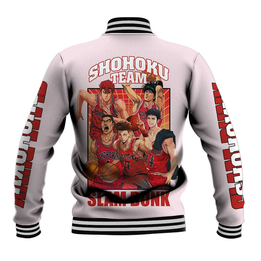 Shohoku Team Slam Dunk Baseball Jacket Anime Style