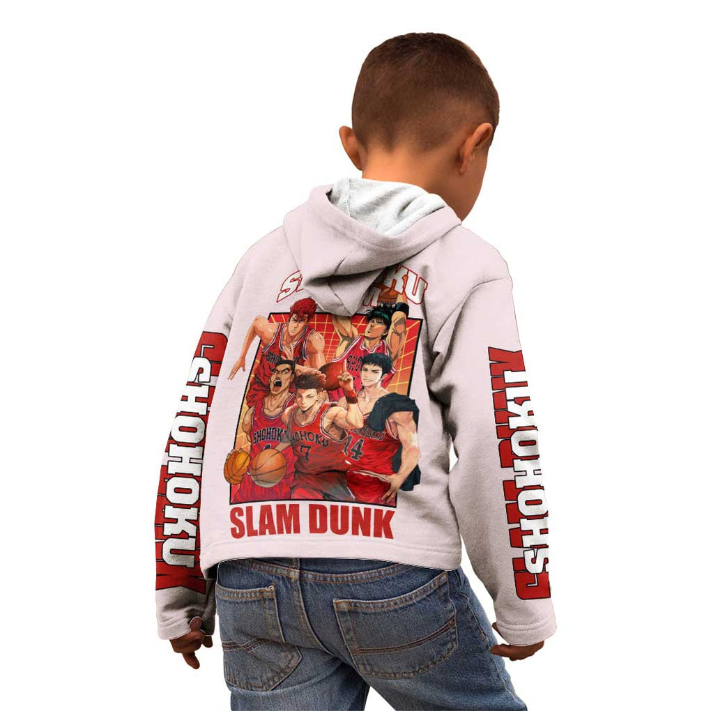 Shohoku Team Slam Dunk Kid Hoodie Anime Style