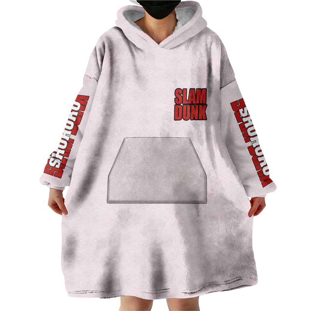 Shohoku Team Slam Dunk Wearable Blanket Hoodie Anime Style