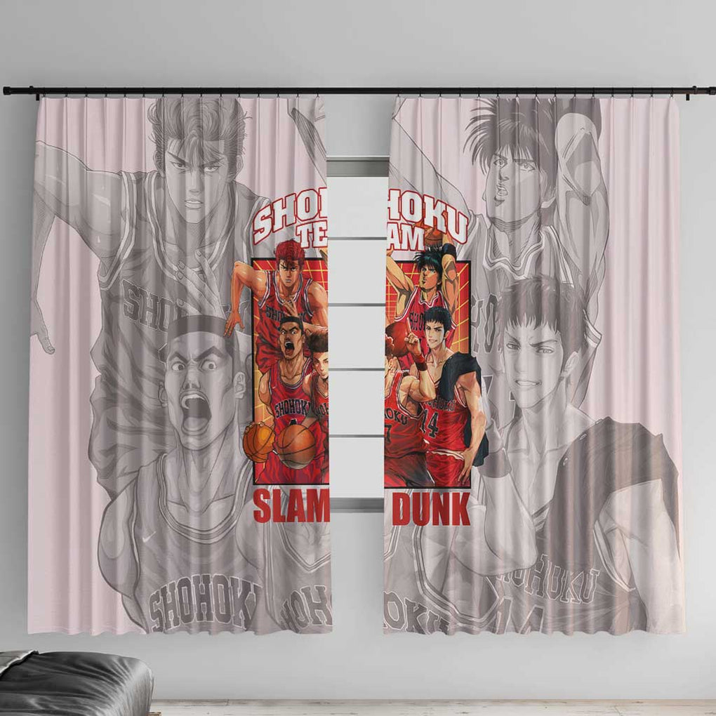 Shohoku Team Slam Dunk Window Curtain Anime Style