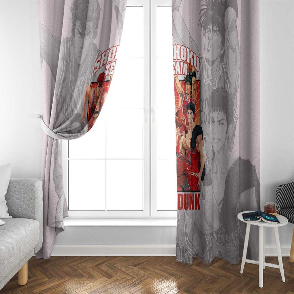 Shohoku Team Slam Dunk Window Curtain Anime Style
