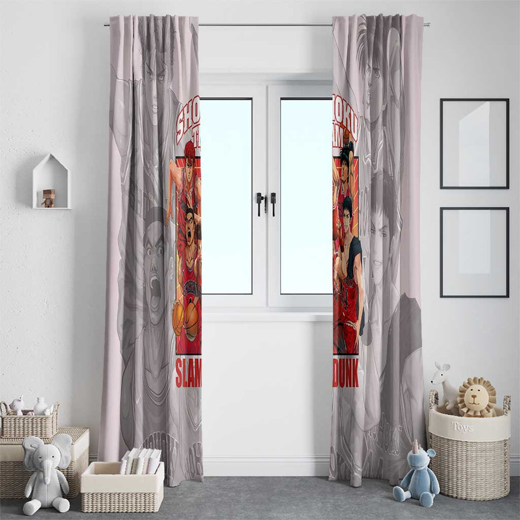 Shohoku Team Slam Dunk Window Curtain Anime Style