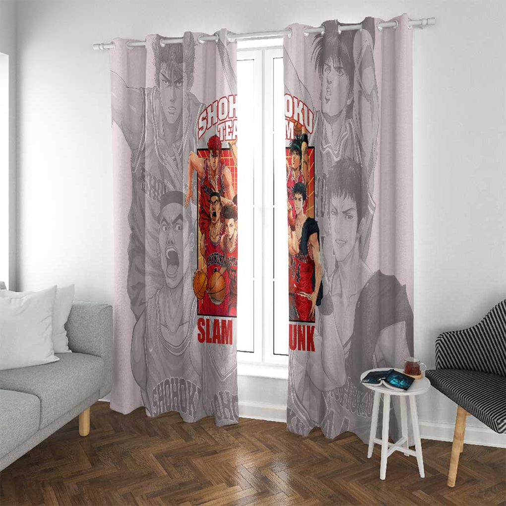 Shohoku Team Slam Dunk Window Curtain Anime Style