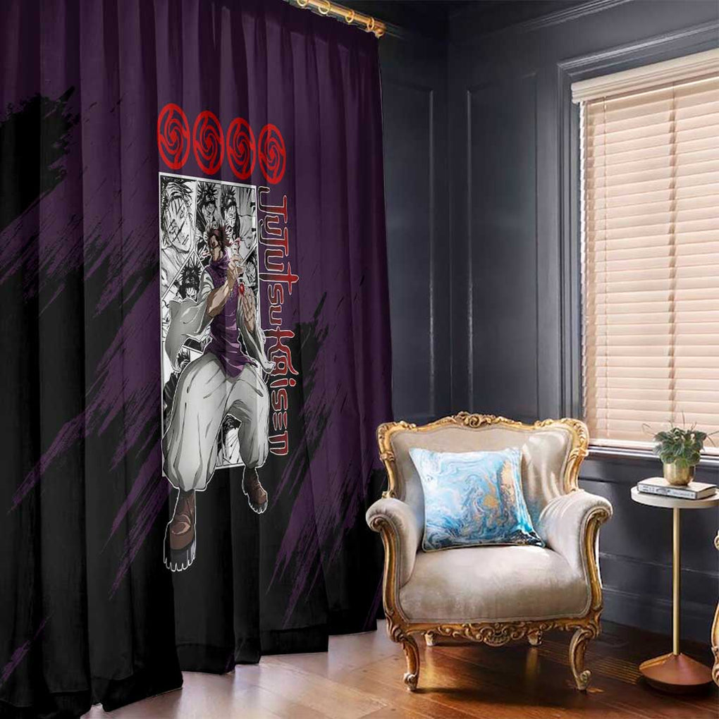 Choso - Jujutsu Kaisen Window Curtain Anime Mid Manga Style