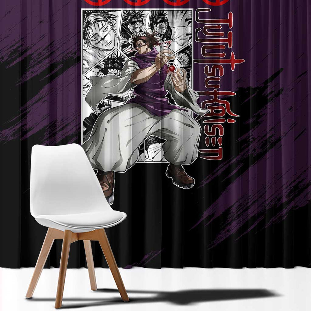 Choso - Jujutsu Kaisen Window Curtain Anime Mid Manga Style
