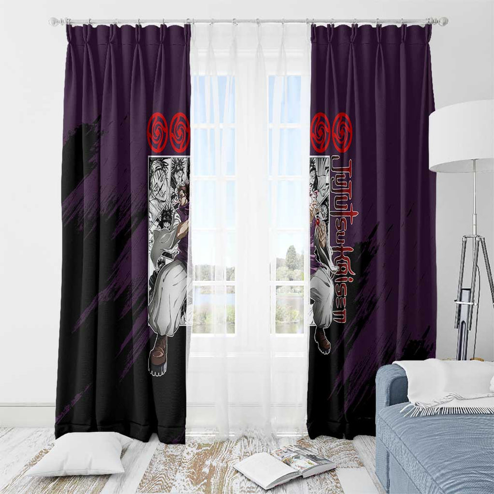 Choso - Jujutsu Kaisen Window Curtain Anime Mid Manga Style