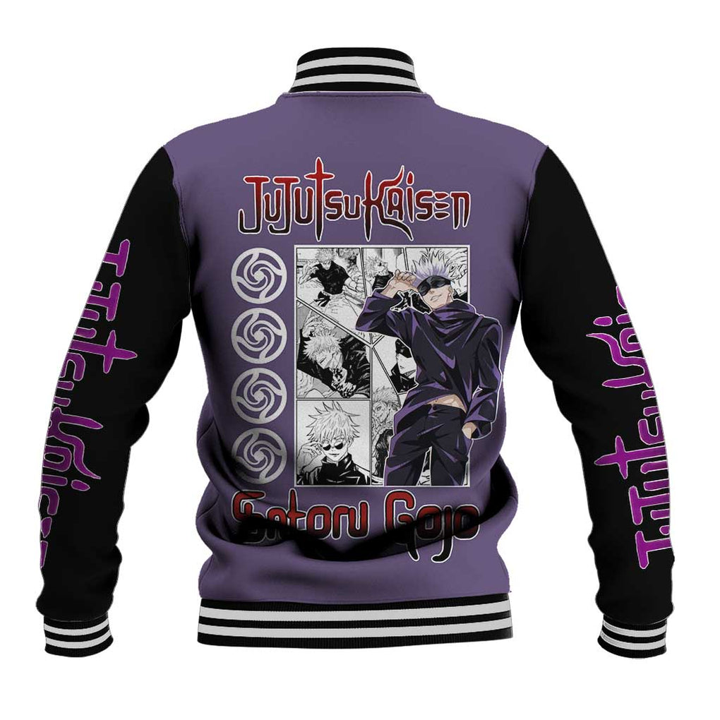 Sensei Gojo Satoru - Jujutsu Kaisen Baseball Jacket Japan Anime Style