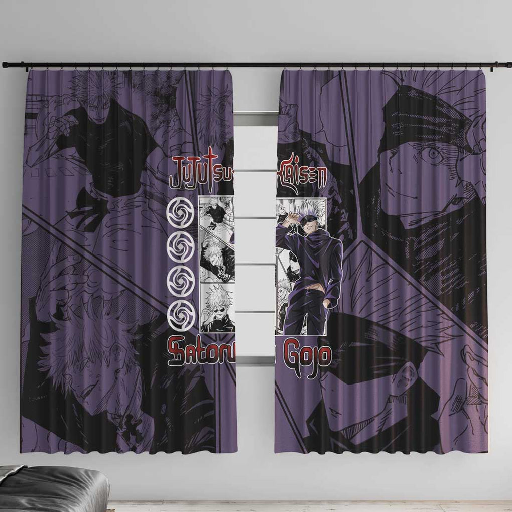Sensei Gojo Satoru - Jujutsu Kaisen Window Curtain Japan Anime Style