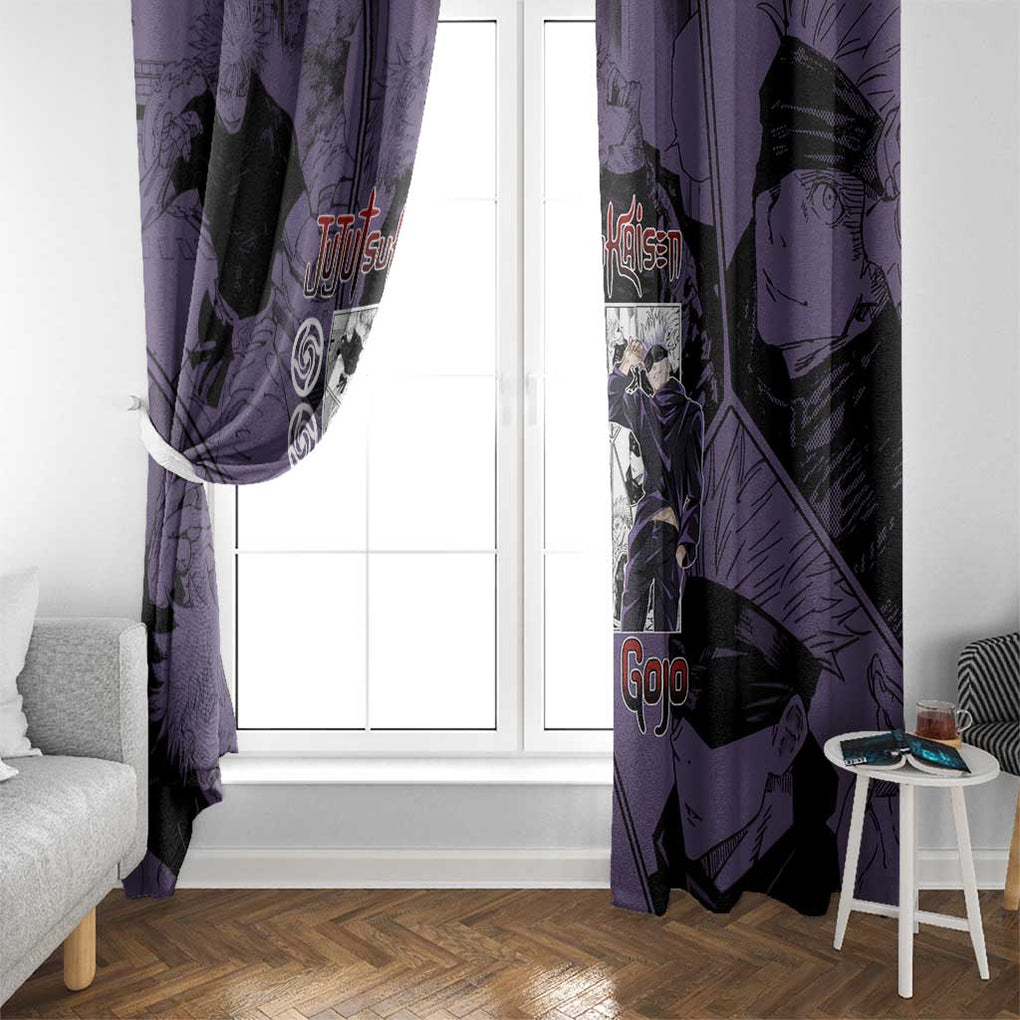 Sensei Gojo Satoru - Jujutsu Kaisen Window Curtain Japan Anime Style