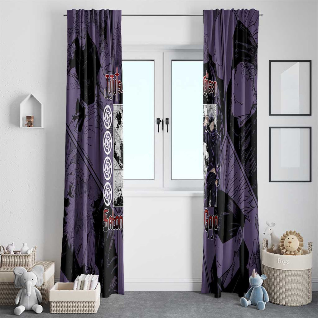 Sensei Gojo Satoru - Jujutsu Kaisen Window Curtain Japan Anime Style