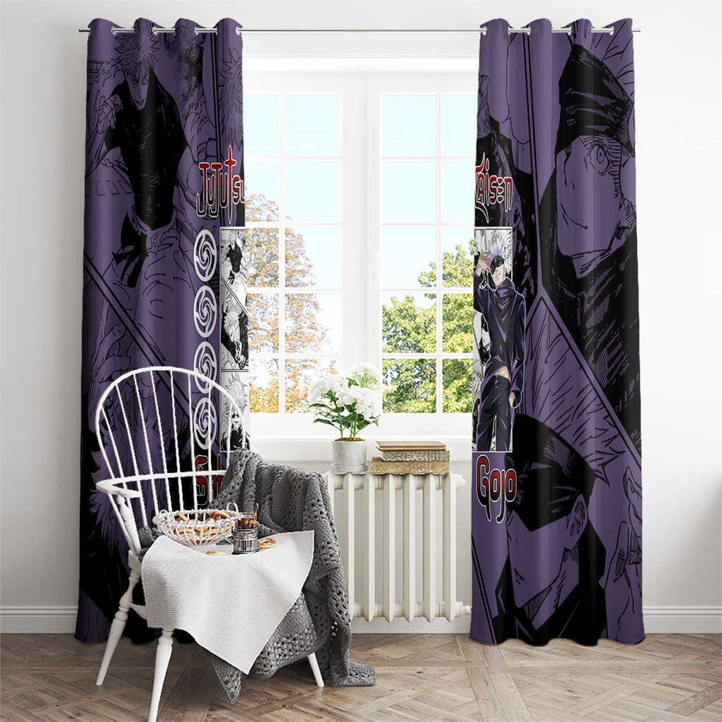 Sensei Gojo Satoru - Jujutsu Kaisen Window Curtain Japan Anime Style