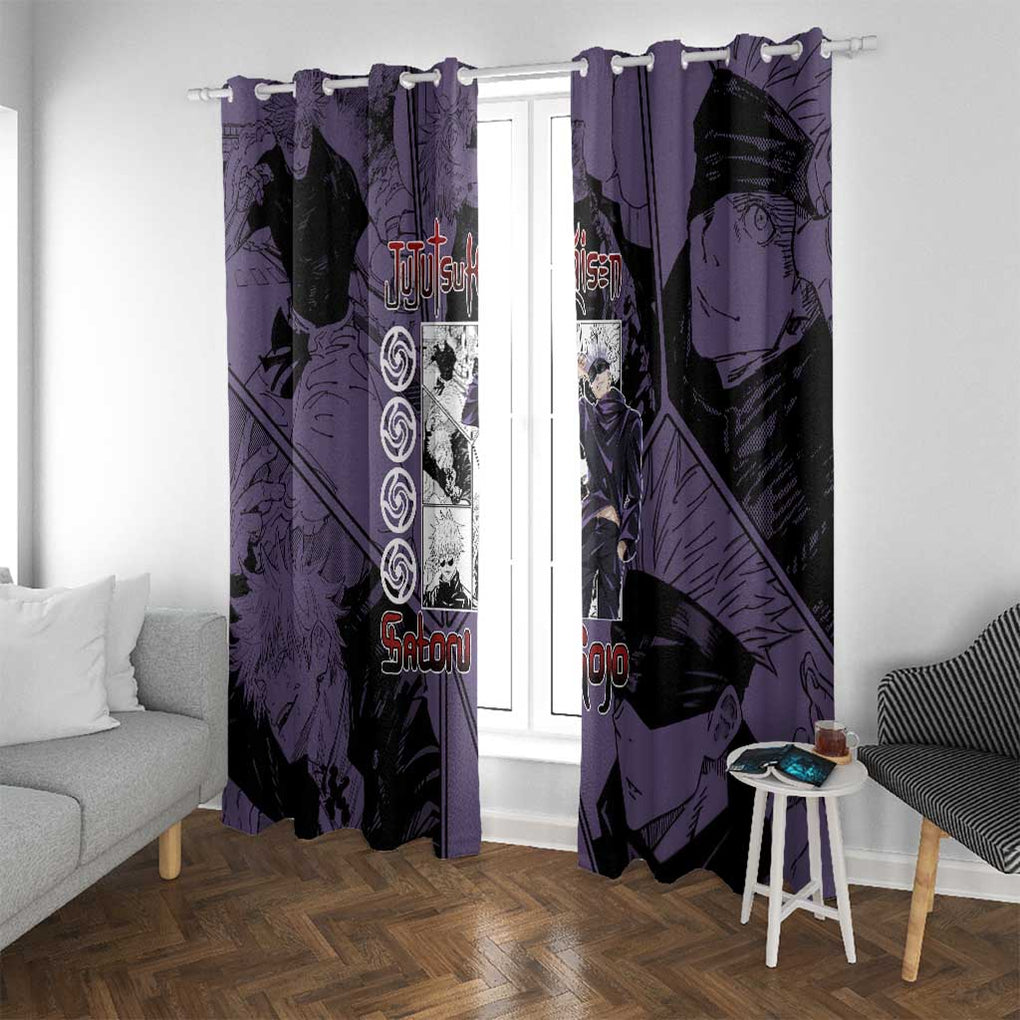 Sensei Gojo Satoru - Jujutsu Kaisen Window Curtain Japan Anime Style