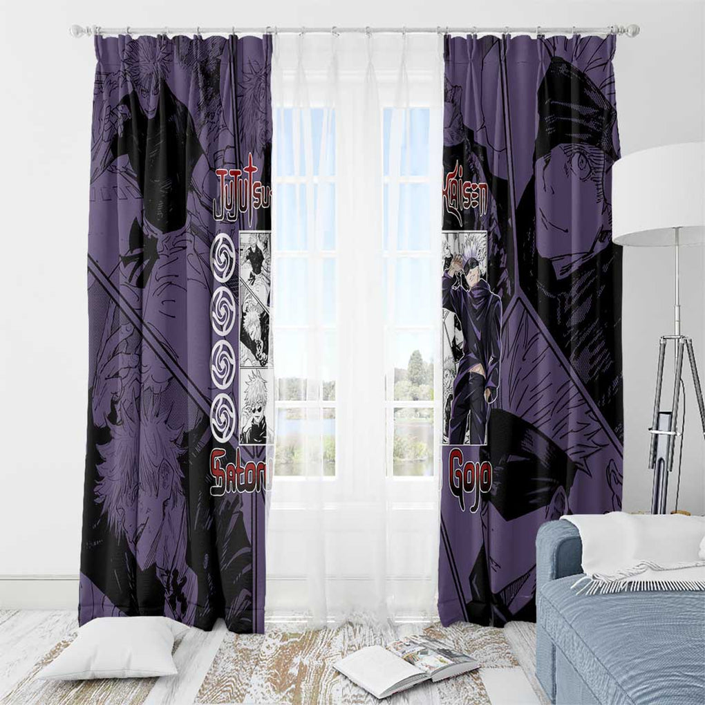 Sensei Gojo Satoru - Jujutsu Kaisen Window Curtain Japan Anime Style