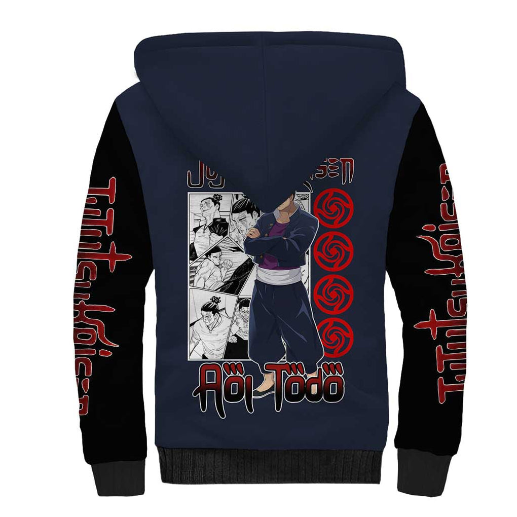 Aoi Todo - Jujutsu Kaisen Sherpa Hoodie Anime Style