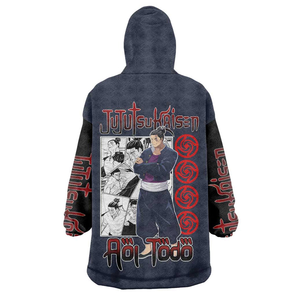 Aoi Todo - Jujutsu Kaisen Wearable Blanket Hoodie Anime Style