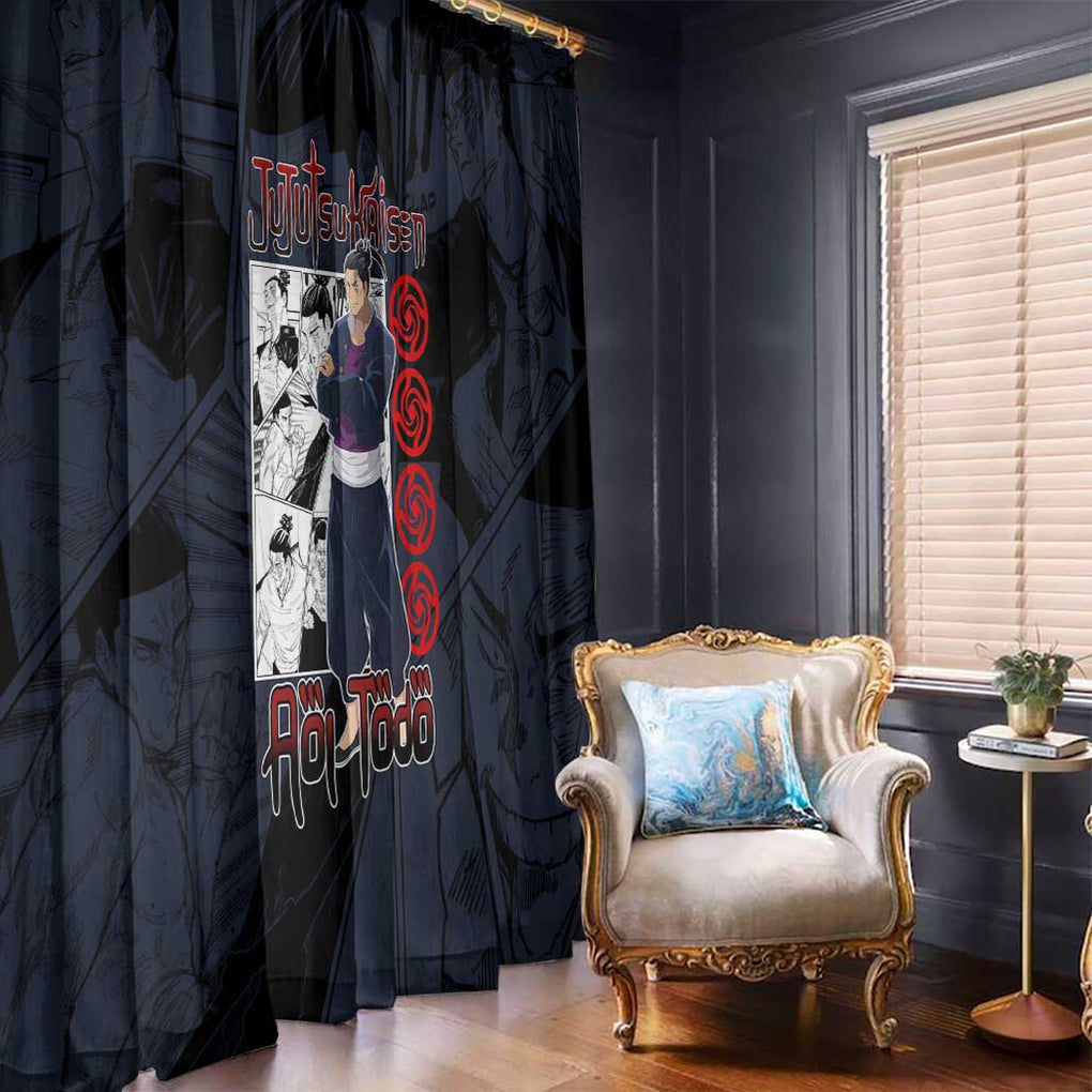 Aoi Todo - Jujutsu Kaisen Window Curtain Anime Style