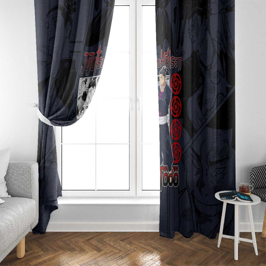 Aoi Todo - Jujutsu Kaisen Window Curtain Anime Style