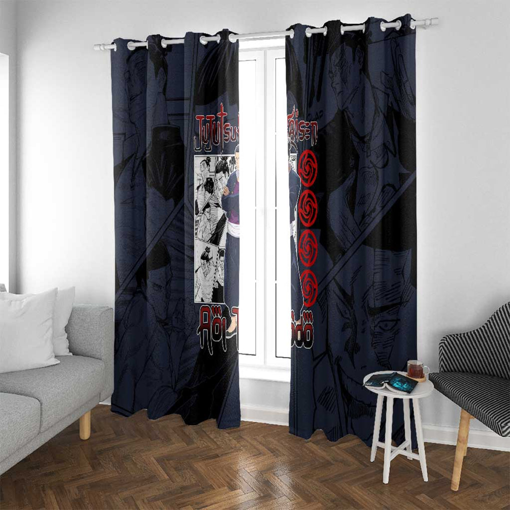 Aoi Todo - Jujutsu Kaisen Window Curtain Anime Style