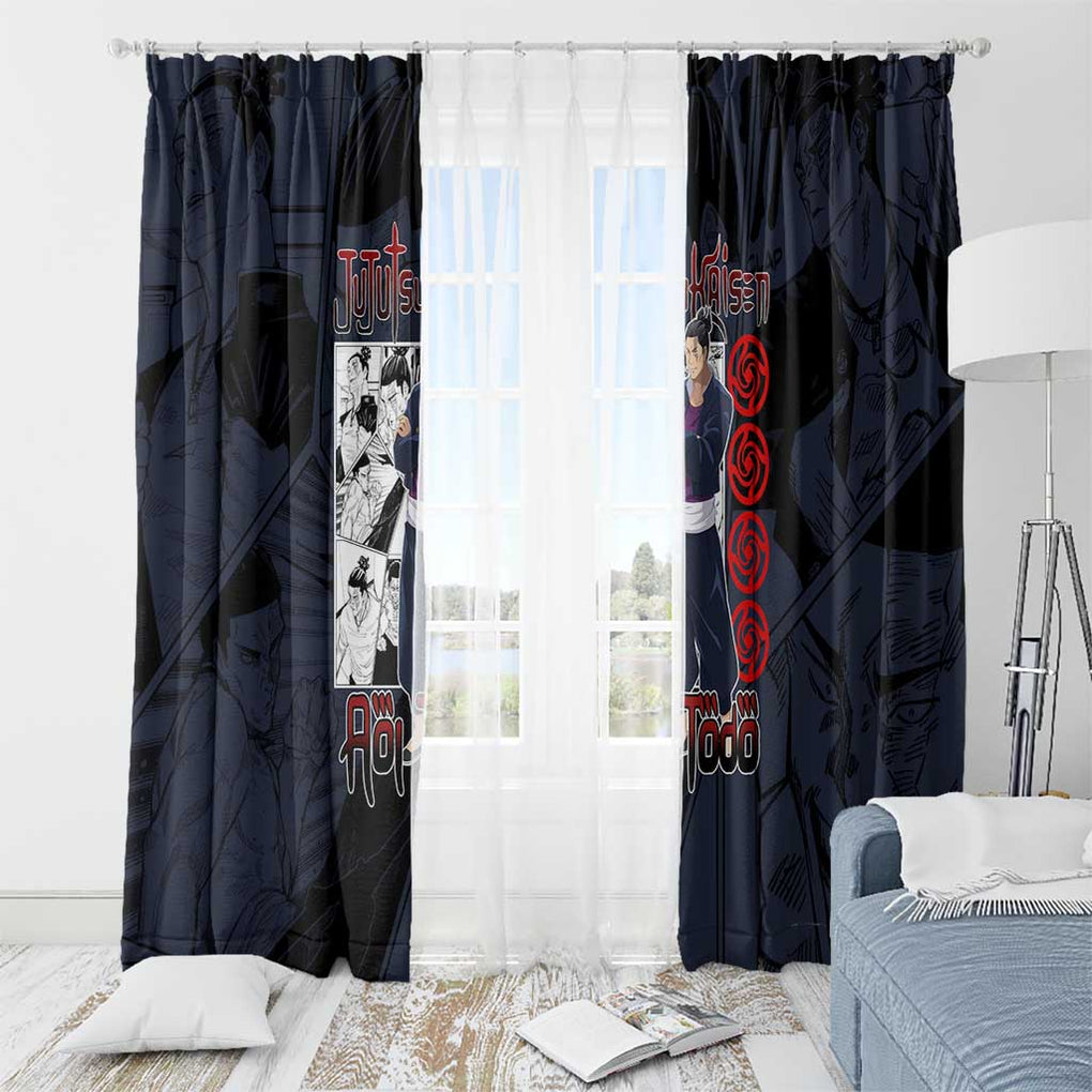 Aoi Todo - Jujutsu Kaisen Window Curtain Anime Style