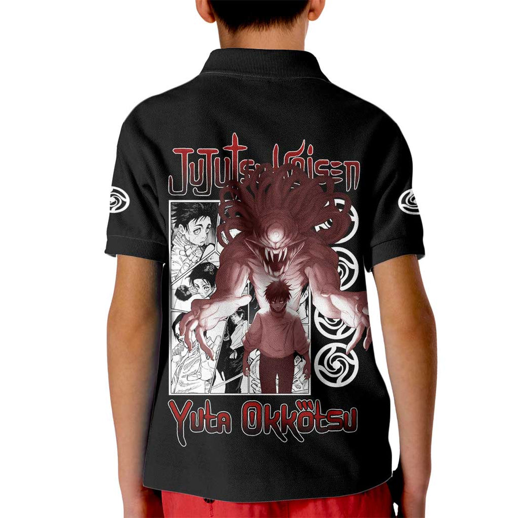 Yuta Okkotsu - Jujutsu Kaisen Kid Polo Shirt Japan Anime Style