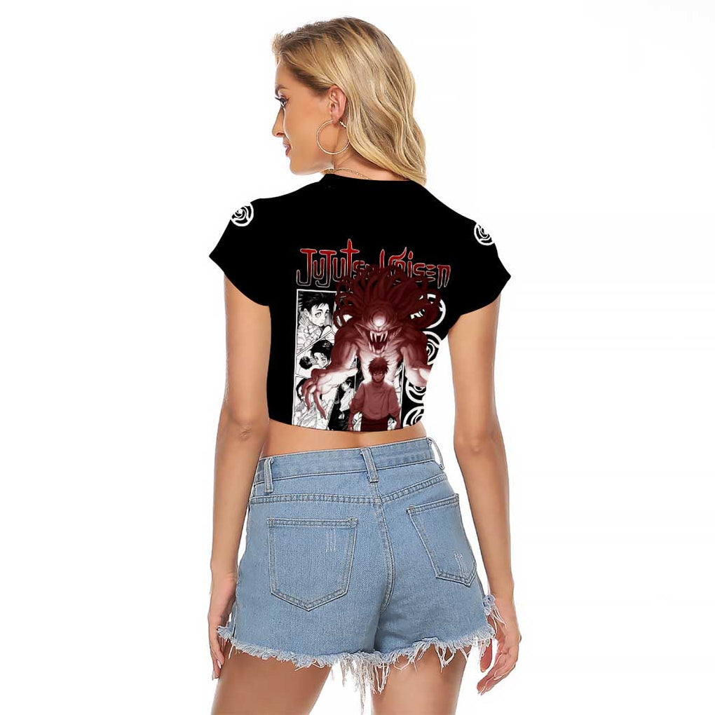 Yuta Okkotsu - Jujutsu Kaisen Raglan Cropped T Shirt Japan Anime Style