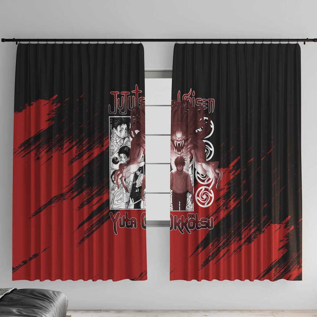 Yuta Okkotsu - Jujutsu Kaisen Window Curtain Japan Anime Style
